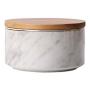 Mini Spice Jars Nordic ceramic sealed cans with lid marble storage jar