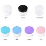 Cosmetics Jar Box Makeup Cream Refillable Bottle Storage Pot Container Round Bottle Portable Plastic Transparent Case 10 15g 20g,20g Green