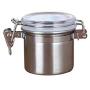 Enterest Coffee Bean Canister Easy to Stack for compact Storage Airtight Container Preserves Food Freshness 6 Sizes Stainless Steel Material Storage Jar (#6)