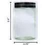 Dichtschließende Glaskugel-Beutel – Küchen-Organizer, Lebensmittel-Aufbewahrung, wiederverwendbar und wasserdicht – Sparbeutel Packung von 10 (Schwarz, 10,5 x 14 cm)