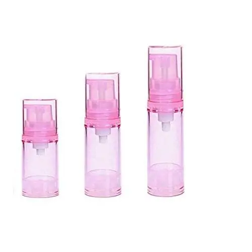 Bocaux vides 3 pièces 5ML + 10ML + 15ML Pompe à vide Boîtes de rangement pour cosmétiques, fond de teint, crème, lotion, liquide, tonique, émulsion (couleur aléatoire) Bocaux vides 3 pièces 5ML + 10ML + 15ML Pompe à vide Boîtes de rangement pour cosmétiques, fond de teint, crème, lotion, liquide, tonique, émulsion (couleur aléatoire)