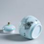 Cereal Containers Ceramic Tea Cans, Celadon Household Kitchen Storage Moisture-proof Cans Containers
