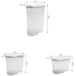 Plastic Storage Jars Airtight Canisters for Bulk Food Storage Kitchen & Household Organization for Dry goods