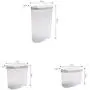 Plastic Storage Jars Airtight Canisters for Bulk Food Storage Kitchen & Household Organization for Dry goods Plastic Storage Jars Airtight Canisters for Bulk Food Storage Kitchen & Household Organization for Dry goods