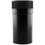 Rx Herb Jar Built-In Multi-Use Vacuum Seal Portable Storage Resistant Container, Black