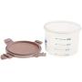 Cereal Container Plastic Storage Containers Food Storage Containers Kitchen - Pink 600ml, as described