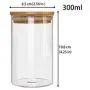 Glass Kitchen Jars Storage Bottles Household Kitchen Sorting Food Storage Container Grains Nuts Cans,300Ml Glass Kitchen Jars Storage Bottles Household Kitchen Sorting Food Storage Container Grains Nuts Cans,300Ml