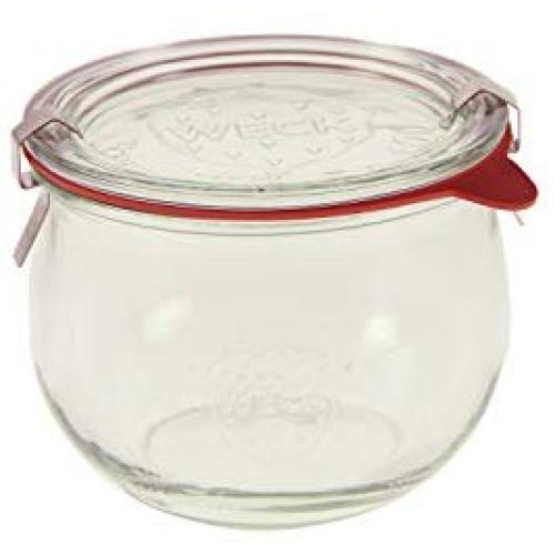 Weck 744 1/2L Tulip Jar Set of Six - 16.9 Ounce