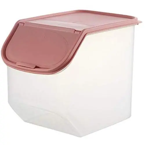 CANAFA Küchen Flip-Deckel Reis Obst Aufbewahrungsbox Zylinder Große Kapazität Trocken Getreide Dispenser