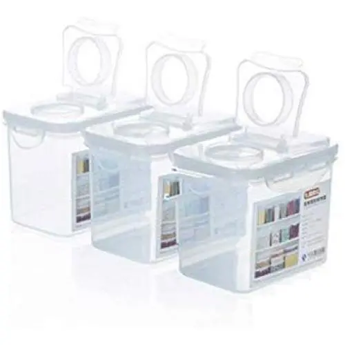 Storage Tank PP Plastic Transparent Sealed cans Food Storage Storage Tank (Size : 1L)