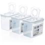 Storage Tank PP Plastic Transparent Sealed cans Food Storage Storage Tank (Size : 1L)