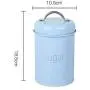 2019 Neue Lebensmittelbehälter für Snack Tank Container Essen mit Deckel Flasche Kaffee Tee Süßigkeiten Küchenschrank Versiegeln Dose Behälter, Blau Zucker