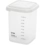 HUPLUE Kitchen Square Canister Grain Storage Tanks Airtight Food Storage Containers Food Storage Containers Food Storage Jar