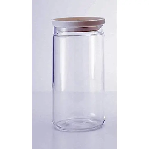 Glas Lebensmittelbehälter mit Deckel, Küchengläser, Feuchtigkeitsdichter Behälter, Mehrzweck-Glasbehälter, Marmeladenglas, Cruet, Glasbehälter, Hochtemperaturbeständig (Farbe: 940ml)
