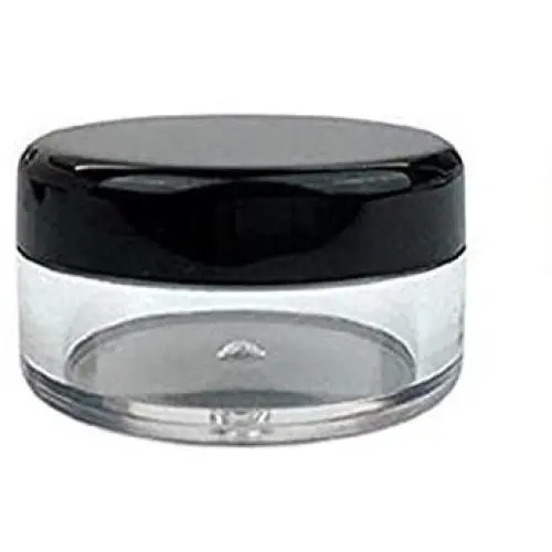 Bouteilles Plastiques Transparents 5g, 25 Pièces avec Couvercles Noirs, Contenants Empilables pour Crèmes, Toniques, Baumes à Lèvres Bouteilles Plastiques Transparents 5g, 25 Pièces avec Couvercles Noirs, Contenants Empilables pour Crèmes, Toniques, Baumes à Lèvres