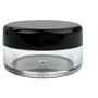 astore2017 25pcs 5g Clear Plastic Jars with Black Lids,Stackable Cosmetic Container for Cream Toners Lip Balms