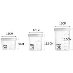 Kitchen storage box/plastic transparent snack cans/grain sealed cans