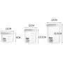 Kitchen storage box/plastic transparent snack cans/grain sealed cans