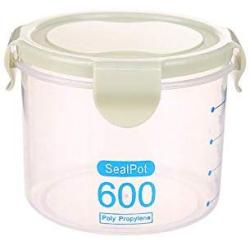 ?Ywoow? Storage Plastic Sealed Cans Kitchen Storage Box Transparent Food Canister Keep Fresh Jar