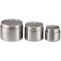 Stainless Steel Food Storage Containers - Set of 3 (8 oz, 16 oz, 24 oz) - Airtight, Leak-Proof Food Jar for Baby Food, Lunch, Yogurt, Snacks, and Sides - Eco-Friendly, Dishwasher Safe