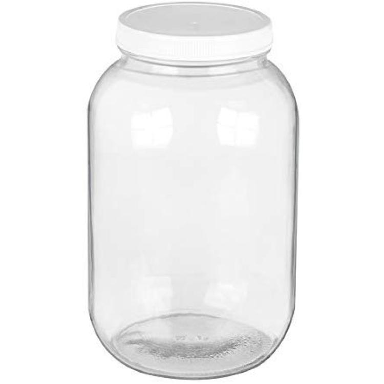 Paksh Novelty 1-Gallon Glass Jar Wide Mouth with Airtight Metal Lid - USDA  Approved BPA-Free Dishwasher Safe Large Mason Jar for Fermenting, Kombucha