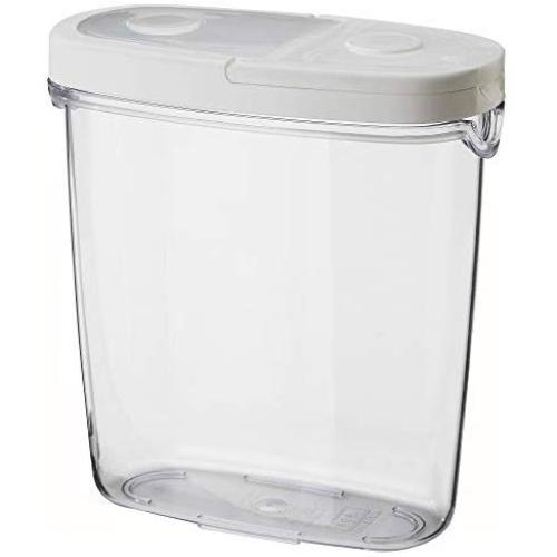 IKEA 800.667.23 365+ Dry Food Jar with Lid, Clear, White