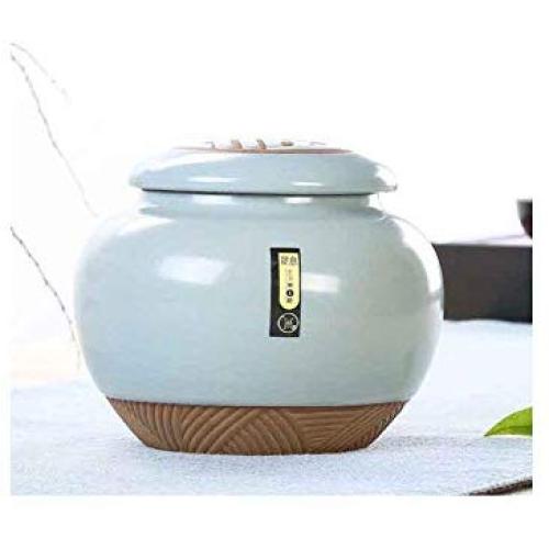 QIANZICAI Tea Cans, Red Persimmon Ceramic Storage Jars, Everything Goes Well, Creative Gifts, Gifts/Ornaments Tea Ceremony Accessories (Color : A)