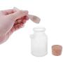 100Ml/200Ml/300Ml Scrub Bath Salt Abs Bottle With Wooden Lid Spoon Cork Storage Stopper Bottle Frosted Seal Jar Home Bathroom,200Ml