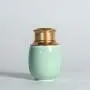 Mini Tragbare, Versiegelte Goji-Dosen, Longquan Celadon Keramik (2,5 oz, Hellgrün)