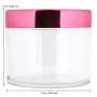 Beauticom 2 oz./ 60g/ 60 ml Dickwandige Klarsicht Kunststoff Behälter mit ROSE GOLD Deckeln für Kosmetik, Lippenpflege, Cremes, Lotionen, Flüssigkeiten (36 Stück, Rose Gold)