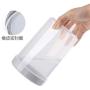 storage jar Grain container Food container Storage Box，Plastic sealed cans kitchen grains dried fruit food storage storage box, gray blue medium
