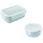 HUAIREN Round Mini Lunch Box Refrigerator Storage Box Pp Food Kitchen Sealed Box Lunch Grain Cans Classification Container-A-a