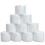 12 Pack 0.25oz WHITE Plastic Refillable Container Sample Size Jar for Pills, Medication, Ointments, Lotion, Lip Balm, Beauty BPA Free w/Bonus Round Sticker Labels 12 Pack 0.25oz WHITE Plastic Refillable Container Sample Size Jar for Pills, Medication, Ointments, Lotion, Lip Balm, Beauty BPA Free w/Bonus Round Sticker Labels