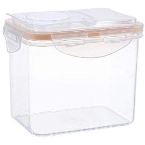 Plastic Grain Storage Jar BPA Free Plastic Airtight Food Storage Containers for Flour Sugar Baking Supplies