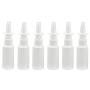 12PCS White Plastic Empty Refillable Nasal Spray Bottles Fine Mist Vials Atomizers Nozzle Mist Container DispenserTravel Sample Trial Packing Set for Makeup Water Essential Oils Perfumes(30ML/1OZ)