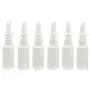 12 Stück Weiße Leere Wiederbefüllbare Nasensprühflaschen Feiner Nebel Beutel Zerstäuber Düsen Nebelbehälter Dosierspender Reise-Probenpackung für Make-up, Wasser, ätherische Öle, Parfüms (30 ml / 1 oz)