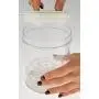 HOME-X Pickle and Olives Hourglass Jar, Juice Separator, Pickle and Olive Container ? 4.5” L HOME-X Pickle and Olives Hourglass Jar, Juice Separator, Pickle and Olive Container ? 4.5” L