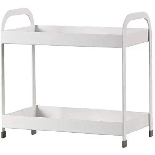 Hoopoton Spice Rack, 2-Tier Shelf Rack Kitchen Bathroom Countertop, 2-Tier Standing Storage Organizer Spice Jars Bottle Shelf Holder Rack Hoopoton Spice Rack, 2-Tier Shelf Rack Kitchen Bathroom Countertop, 2-Tier Standing Storage Organizer Spice Jars Bottle Shelf Holder Rack