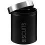 Premier Housewares Liberty Biscuit Canister - Black