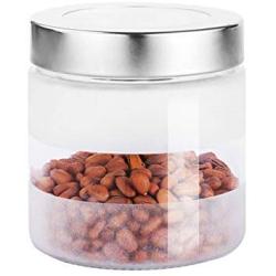 Sealed Glass Storage Jar Kitchen Food Grains Storage Bottle Tea Milk Powder Coffee Frosted Glass Seal Storage Cans DELICATEWNN (Capacity : 800ML1)