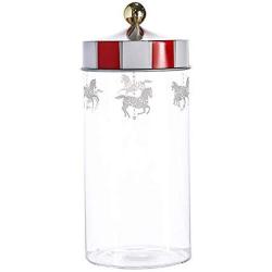 Glass Sealed Jar, Carousel Decor Iron Cover (45 oz.)