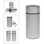 Lovely999 New2x Airtight Smell Proof Container New Aluminum Herb Stash Storage Jar,The brushed aluminum design gives them a sleek look smell proof, odor free, airtight, and waterproof