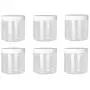 6 Pièces Buthneil, Bouteilles en Plastique Transparentes 17 oz avec Caps Blancs Scellés 6 Pièces Buthneil, Bouteilles en Plastique Transparentes 17 oz avec Caps Blancs Scellés