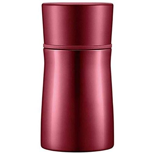 Soup Flask With Handle Food Flask Insulated Stainless Steel Food Jar With Folding Spoon Storage Multi-Purpose For Food (Color : Red)