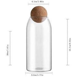 Multi Function Sealed Can Kitchen Glass Storage Tank Sealed Cans Food Grains Storage Container Jar Tea Vessel Tool,L