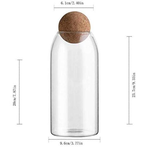 Multi Function Sealed Can Kitchen Glass Storage Tank Sealed Cans Food Grains Storage Container Jar Tea Vessel Tool,L