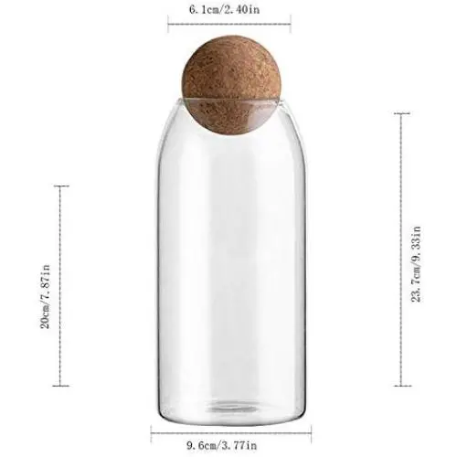 Mehrzweck-Gefäß-Küchenbehälter Glas-Tank-Gefäß für Dosen-Lagerung von Lebensmitteln, Getreide und Tee – Gefäß-Werkzeug.
