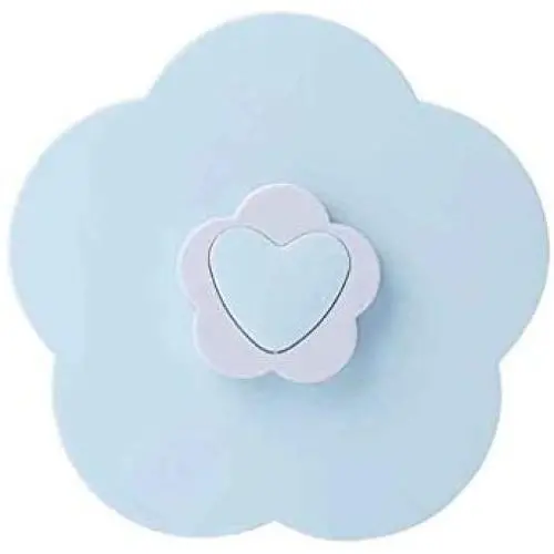 m?kvfa Bloom Rotating Snack Box Flower Design Candy Food Storage Box Jewelry Organizer Dessert Box for Home Living Room (Blue)