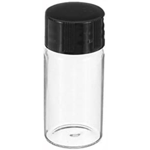 10 Pcs Clear Glass 10ml 2250mm Liquid Sample Glass Bottles Essential Oil Perfume Storage Bottles Vials Cosmetic Makeup Cream Container Jars Message Wishing Bottles