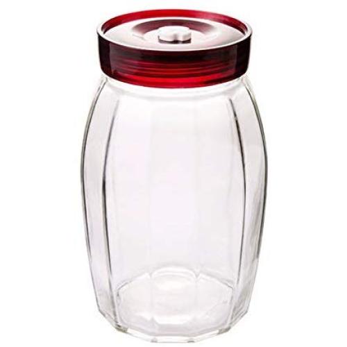 Kitchen Food Storage Jar Airtight Food Storage Kitchen Glass Jar Moisture-Proof Home Multi-Purpose Jam Bottle Cruet Glass Sealed Can (Color : 1.8l)